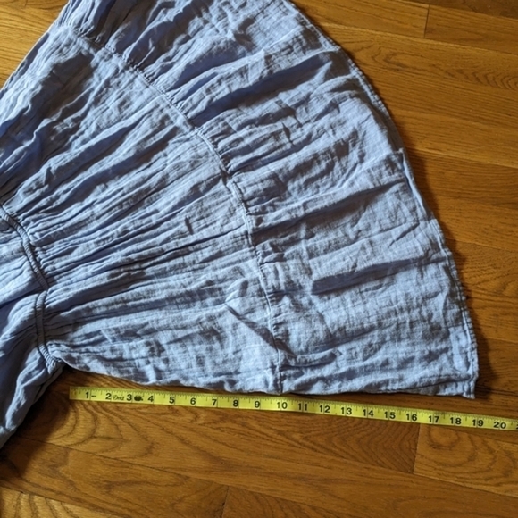 NWT Jessica Simpson Large Blue‎ Off the Shoulder Open Back Summer Dress - Picture 9 of 9